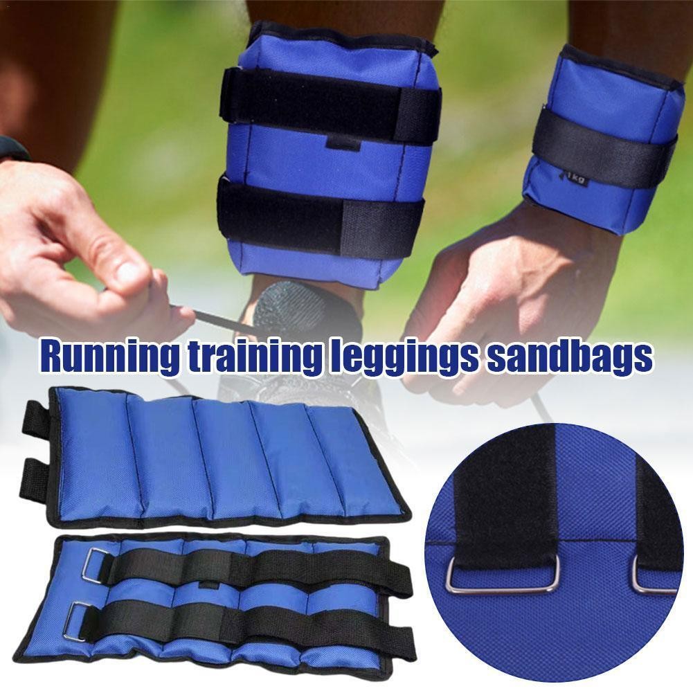 1kg 2kg Ankle Weights Leg Wrist Strap Running Training Fitness