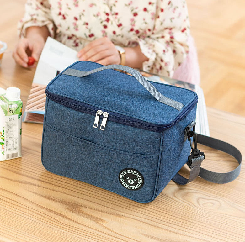 Large Insulated Lunch Bag Adult Kids Men Thermal Cool Hot Food Storage Tote Box