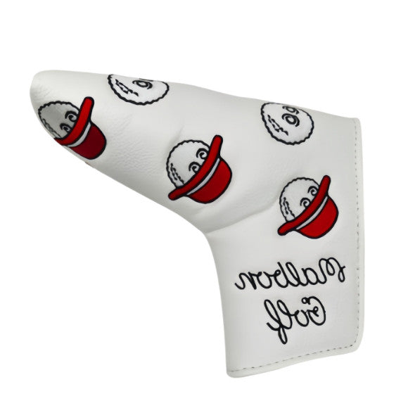 PU Leather L-Shaped Mallet Putter Cover Golf Putter Head Covers