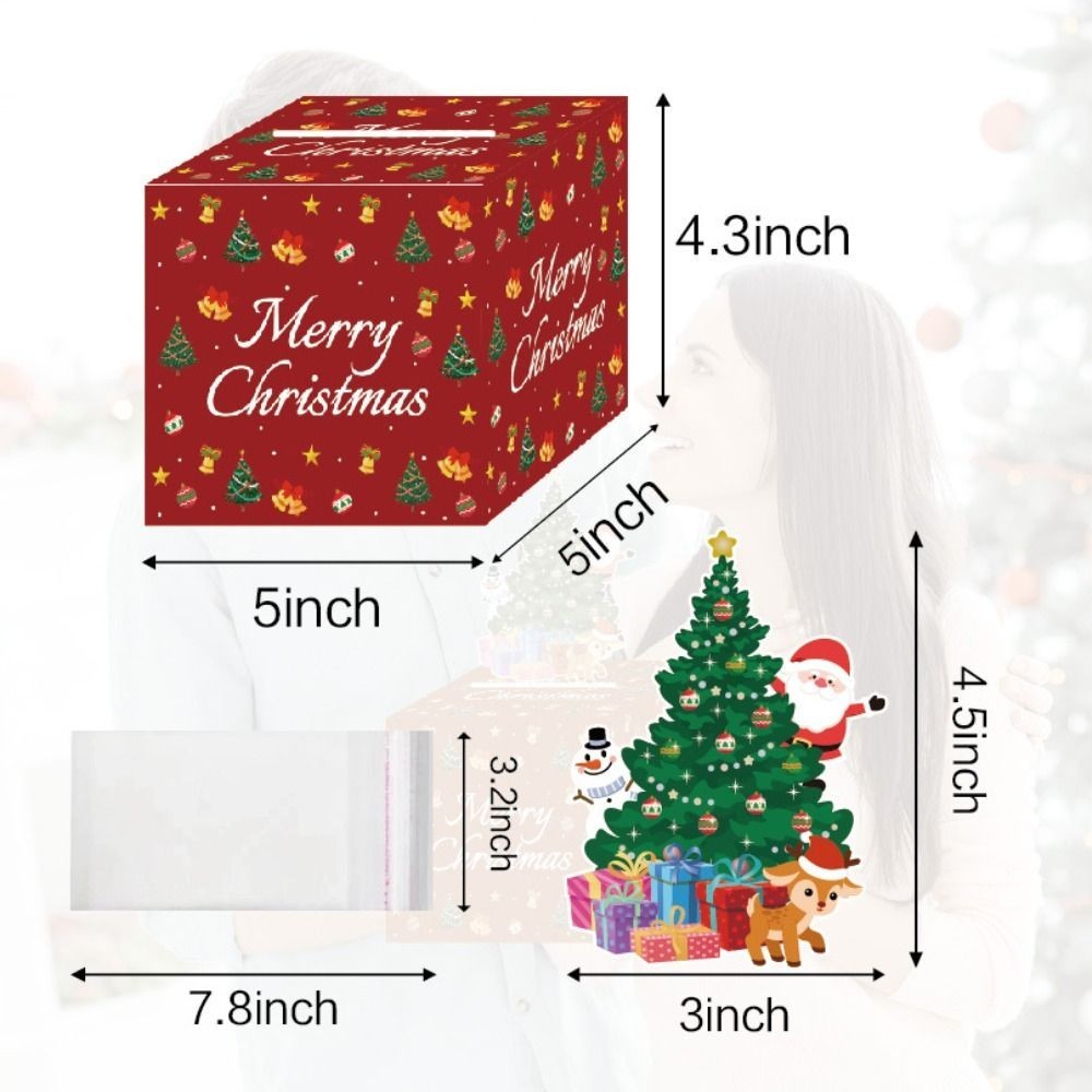 Christmas Cash Box Money Roll PullOut Box Surprise Cash Gift Box Party Decor