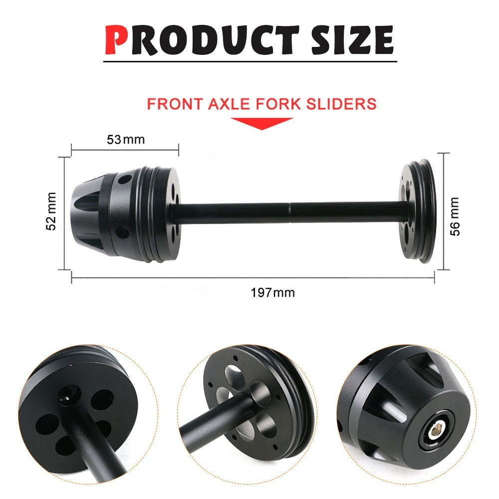 Rear Axle Fork Slider Protector For BMW R1300GS R1200GS K1200 R1200 R /S R nineT