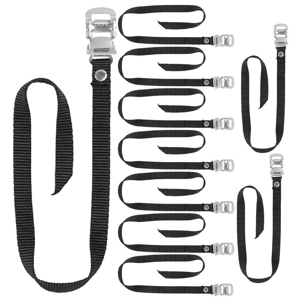 10 Pcs Pedal Strap Straps Cycling Foot Bike Pedals Replacement Fixing Belt