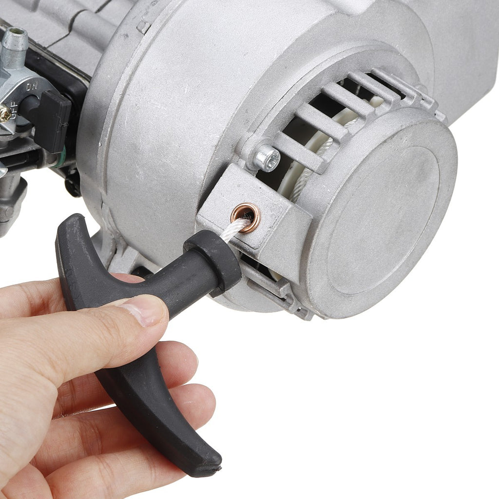 49CC 50CC 2-Stroke Pull Start Engine Motor W/ Auto CDI & Throttle Handle