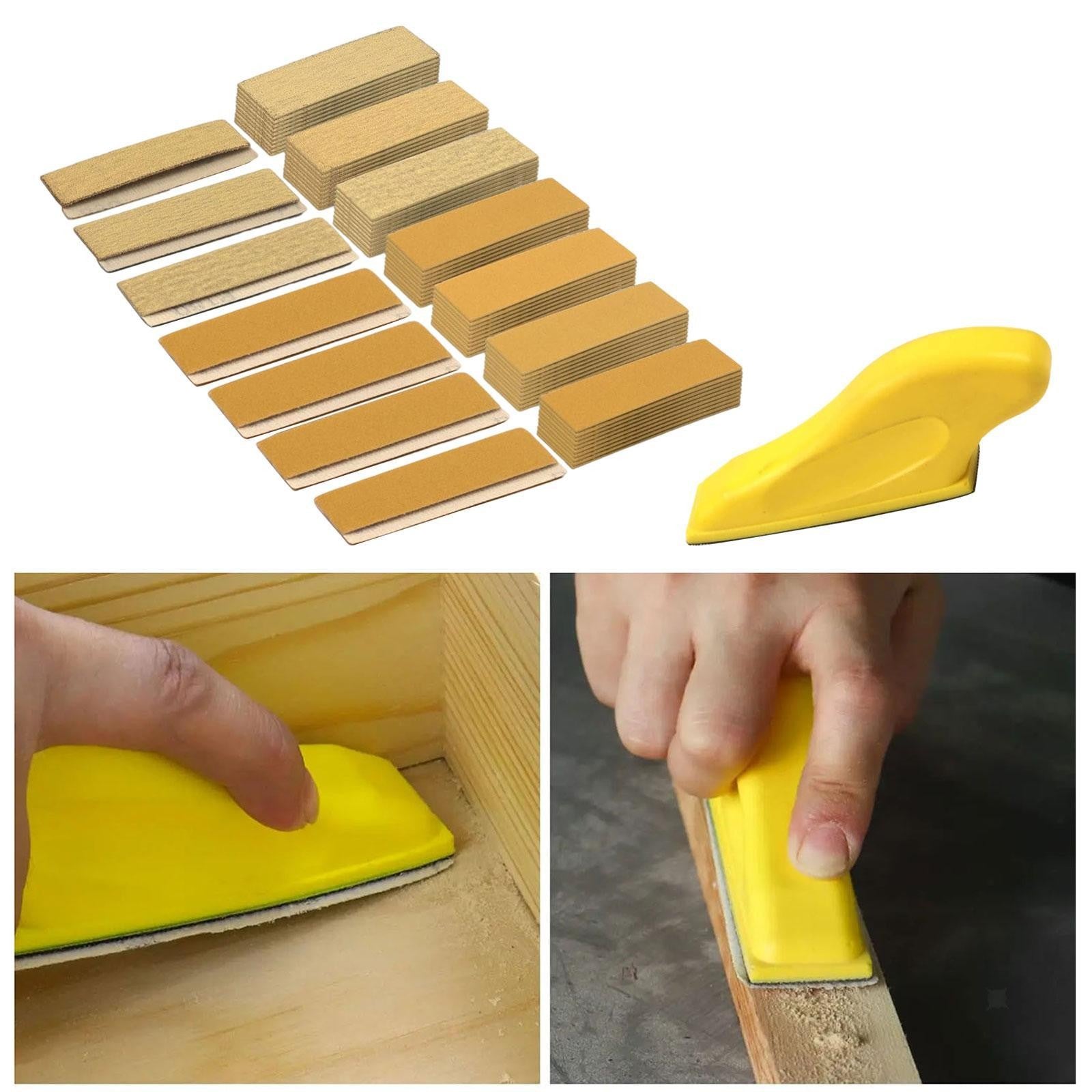 Micro Sander Mini Detail Finger Sander Hand Sander Small Sanding Tool for Wood