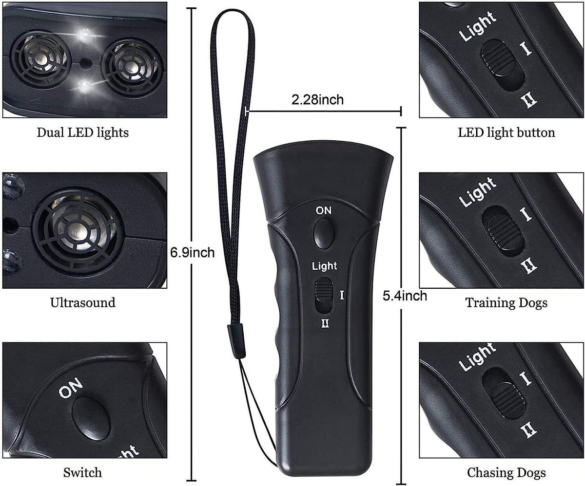 Pet Zen Dog Bark Control Device New Upgrade Anti Barking Training Deterrent Tool