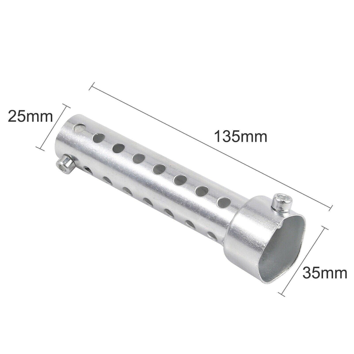 2X 35mm Universal Motorcycle Motorbike Exhaust Can Pipe Muffler Baffle DB Killer