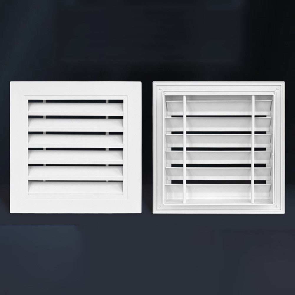 Aluminum Fixed Louver Grille for Air Circulation in Attic and Shed 350x350mm