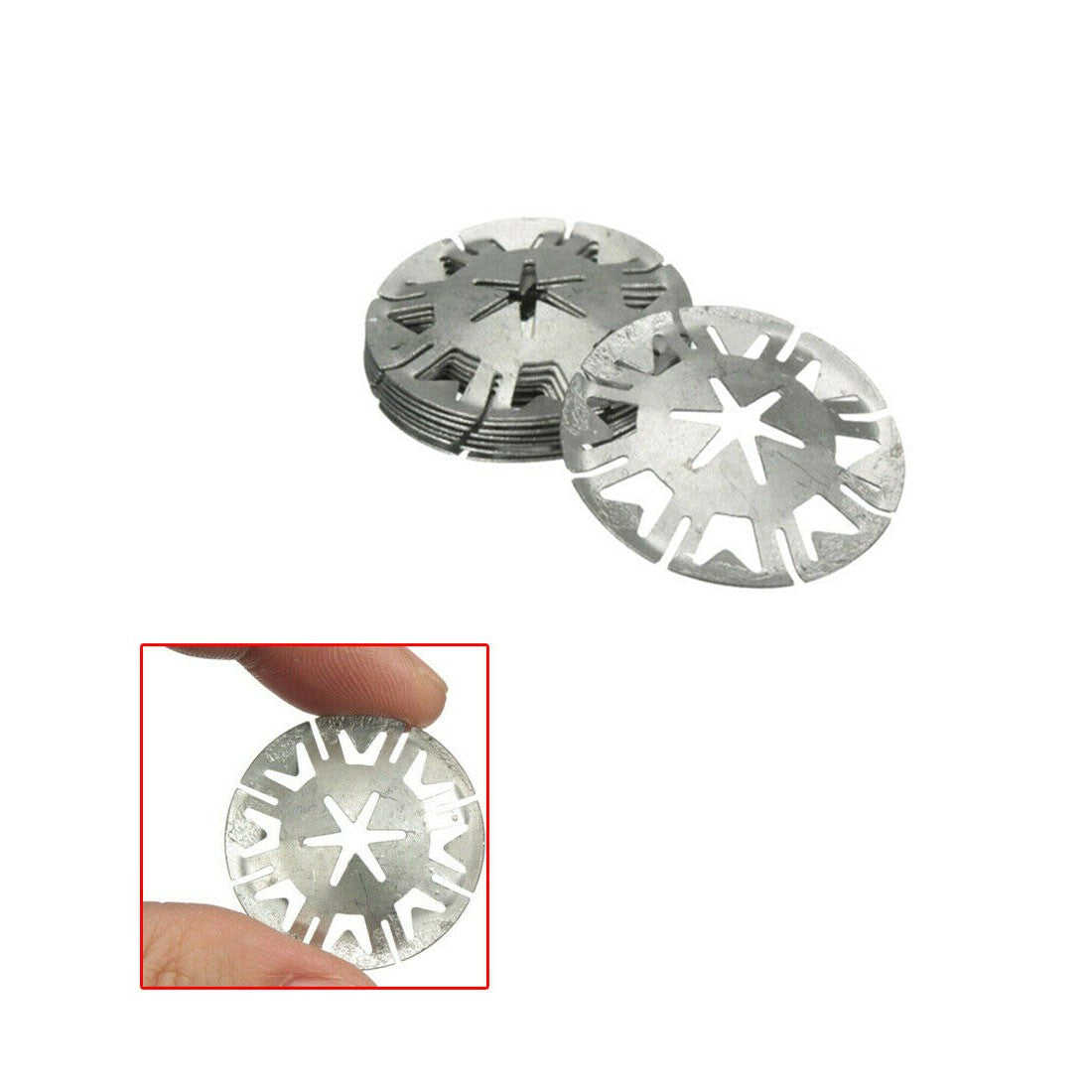 50X Undertray Exhaust Heat Shield Metal Spring Washer Fixing Clip Nut Fit For VW