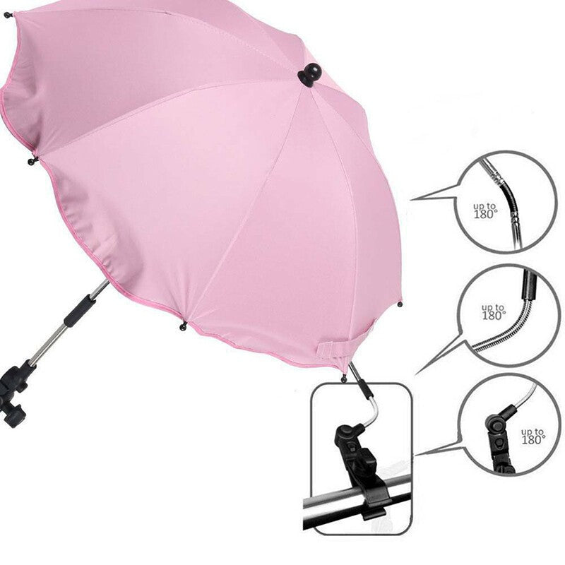 Baby Parasol Universal UV Sunshade Pram Umbrella Canopy For Pushchair Stroller