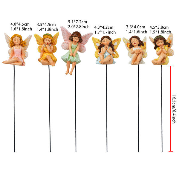 4/6Pcs Fairy Garden Accessories Ornaments Cute Home Decoration