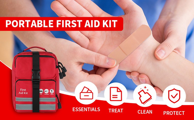 405Pcs 51 Kinds First Aid Kit Medical Emergency for Car Home Camping Travel