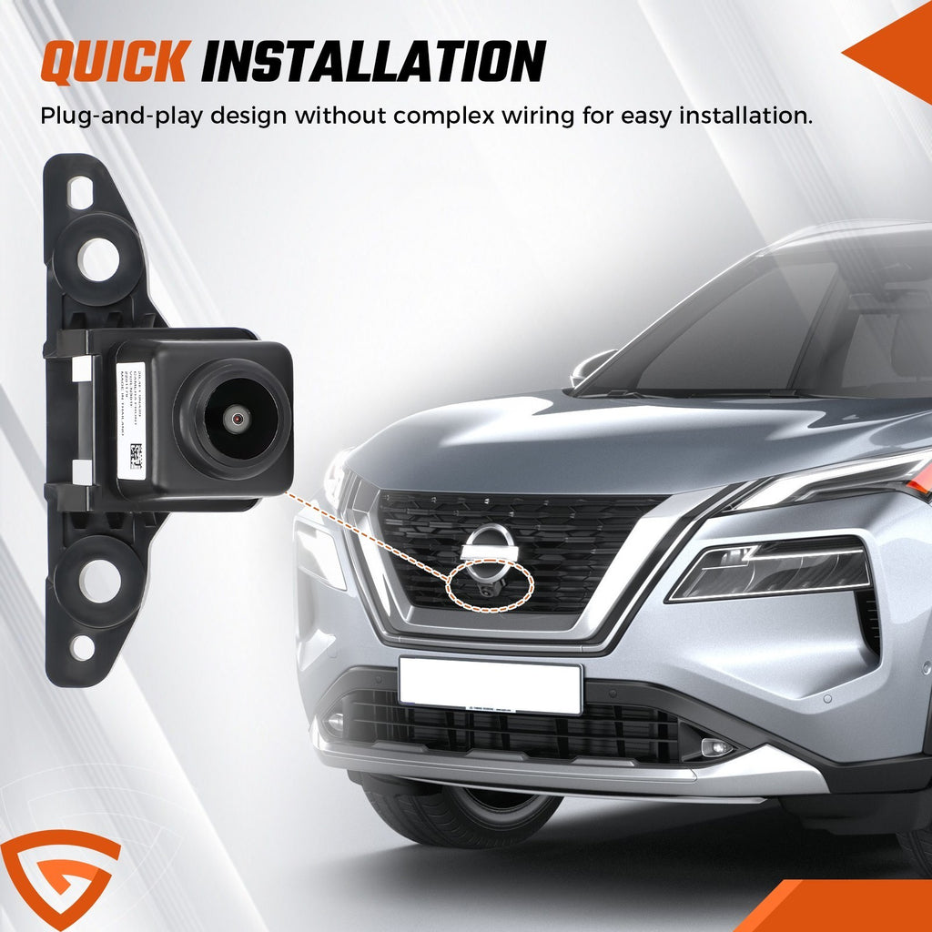 284F1-6RA0B Front View Grille Parking Assist Camera For Nissan Rogue 2021-2023