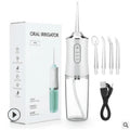 Cordless Dental Water Flosser Oral Irrigator Teeth Cleaner with Jet 4 Tips Floss