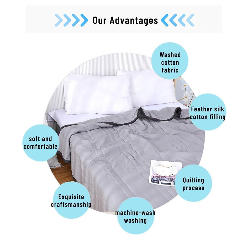 2026 Cooling Blanket for Night Sweats Lightweight Breathable Blanket Double Side