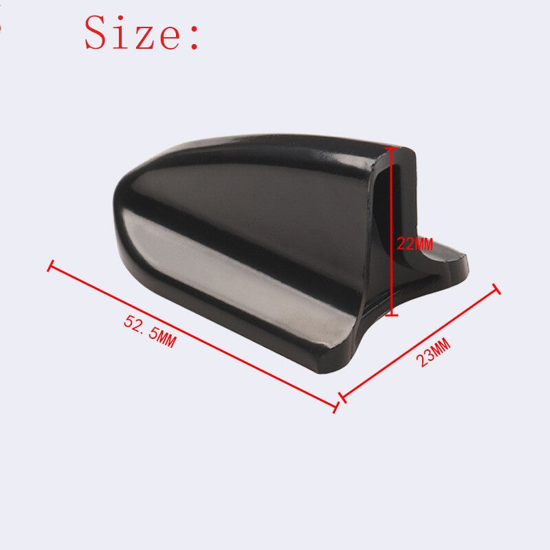 10Pcs Bumper Universal Vortex Generator Shark Fin Diffuser Car Roof Spoiler Wing