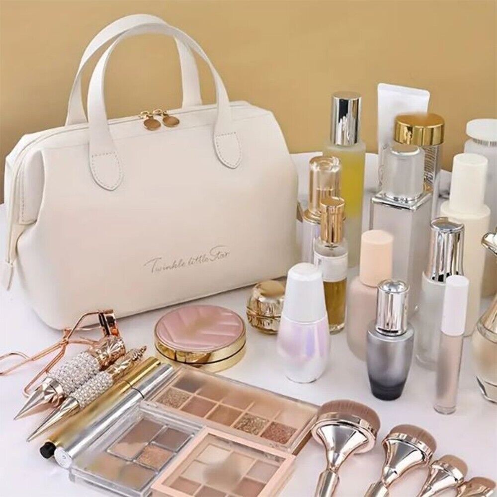 Women Toiletry Cosmetic Vanity Storage Pouch Travel Make-Up Cases & Bag