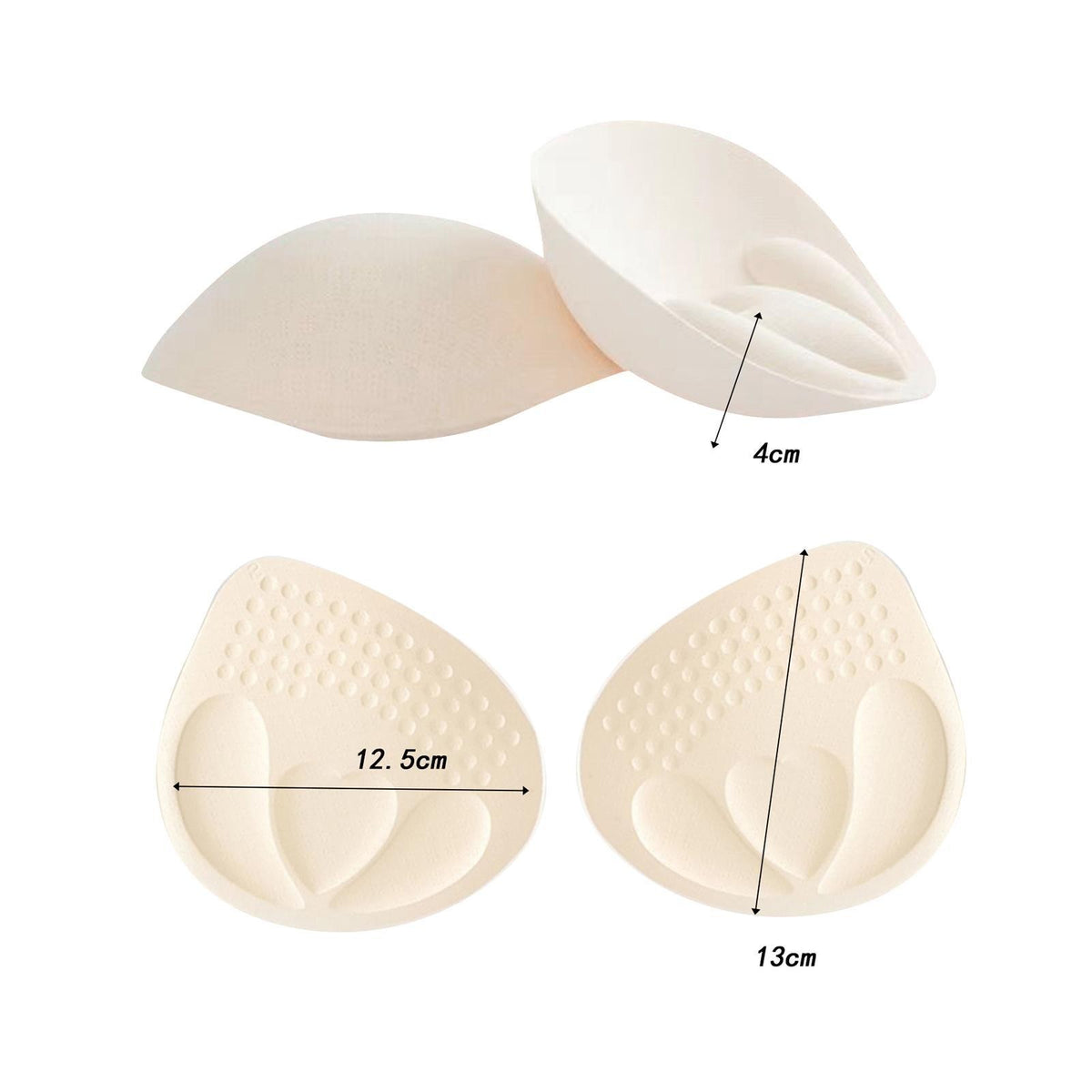 Premium Cotton Bra Padding Inserts for Women - Soft and Breathable Chest