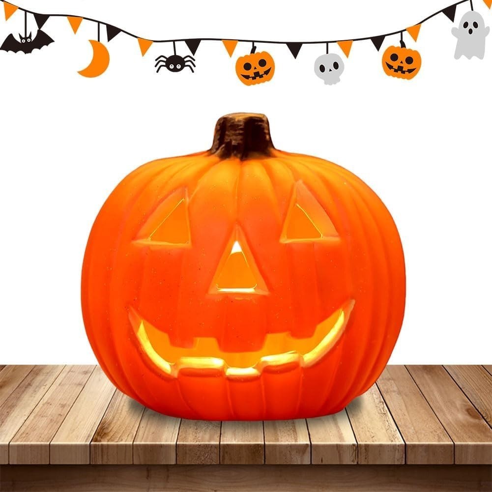 2025 Halloween Jack-o '-Lantern Yard Home Decoration Illuminated Large Pumpkins