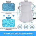 Swimming Pool Electric Filter Pump Paddling Pool Water Flowclear 220V 300gal/H ~
