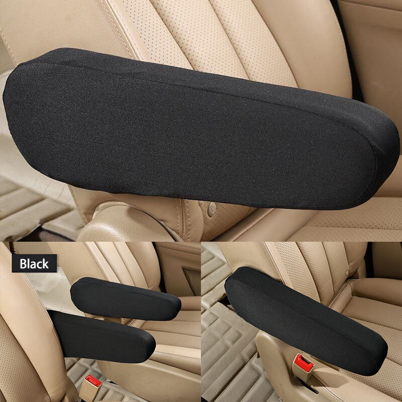 1 Pair Elastic Cloth Fabric Armrest Cover Universal for Car Auto Truck SUV Vans