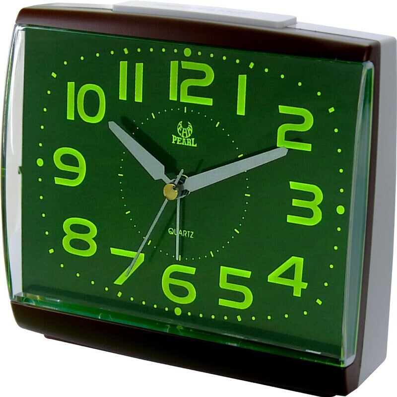Silent Bedside Alarm Clock Glow in the Dark Clock Battery Operated UK