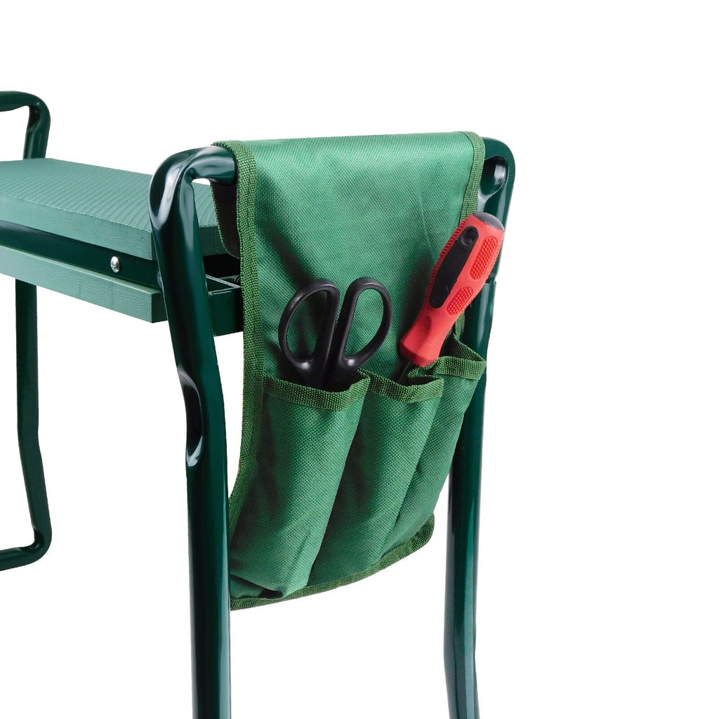 2-in-1 Folding Garden Kneeler Padded Foam Seat Stool Knee Pad Portable Helper