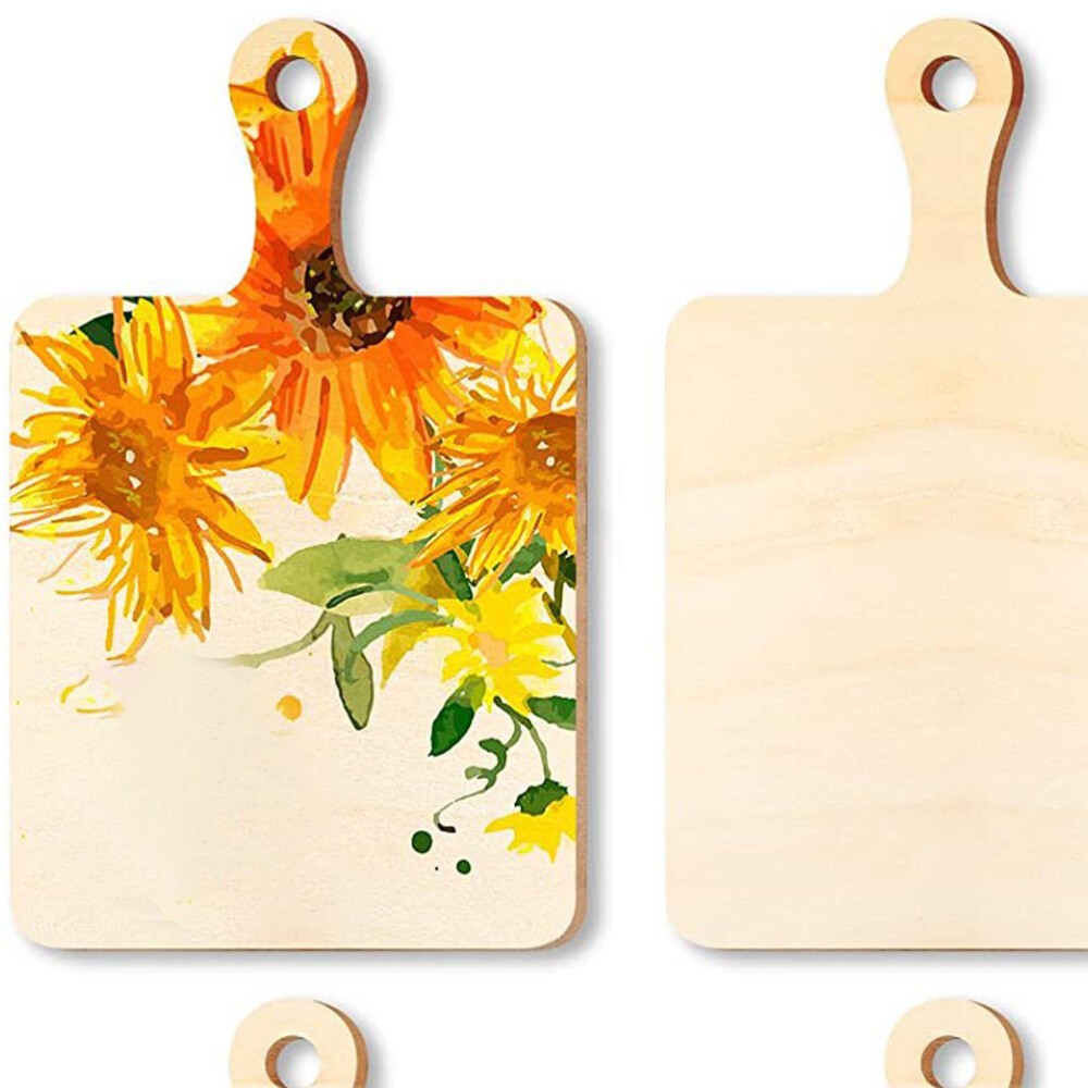 5 Pcs Mini Wooden Cutting Board Chopping Small Cheese Blank