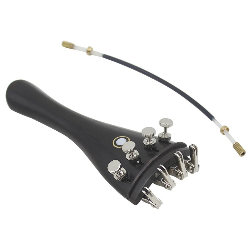 Set Instrument Tailpiece+Tail Rope+Tuning for 3/3 4/4 Violin