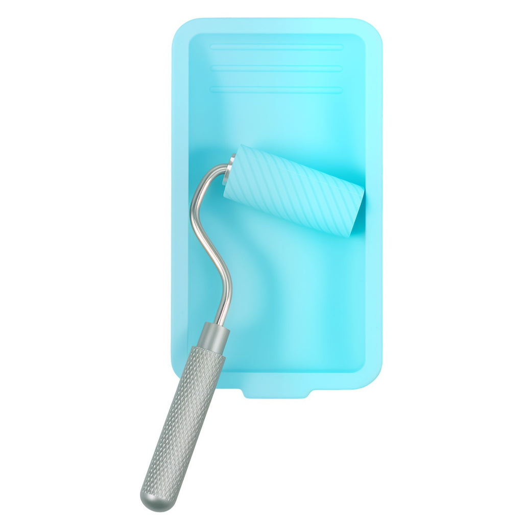 Nonstick Glue Roller with Tray Flexible Wood Glue Roller and Tray