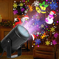 16 Pattern Christmas Projector USB LED Lighting Santa Claus Snowflake Projection