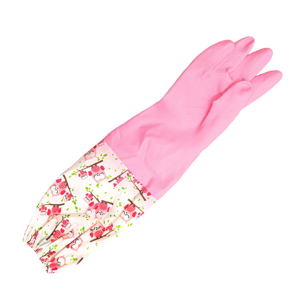 Long Cleaning Gloves Waterproof NEW Rubber Full Pond & Washing Gloves
