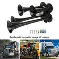 4 Trumpet Train horn kit Truck/UTV/ Impact Drill Train Horn 150DB