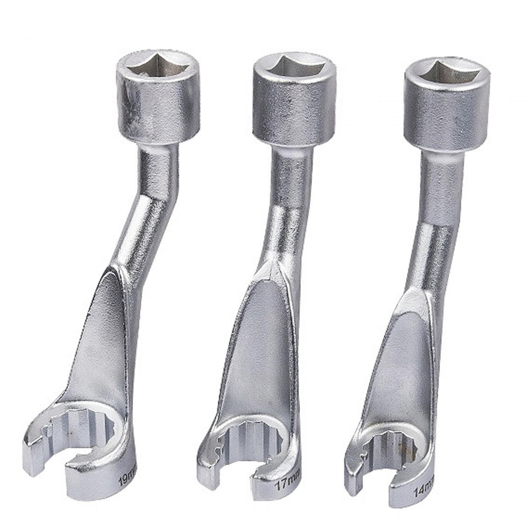 1/2" Fuel Line Socket Nut Wrench Pipe Wrench Open Spanner Double Ended L Shaped