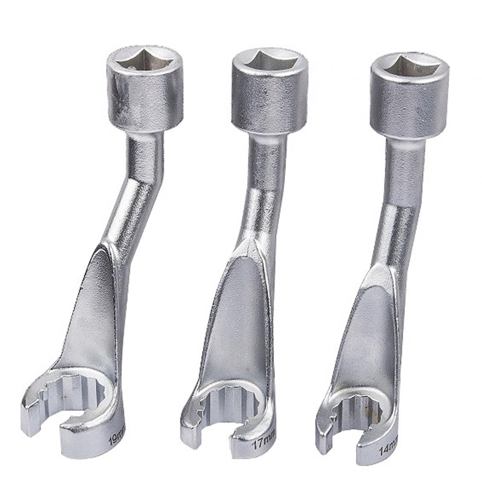 1/2" Fuel Line Socket Nut Wrench Pipe Wrench Open Spanner Double Ended L Shaped