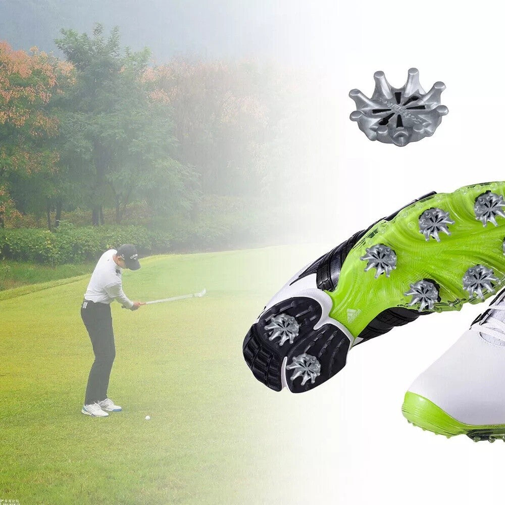 20 Short Teeth Hole Golf Spikes – Fast Twist Studs for Footjoy Golf Shoes
