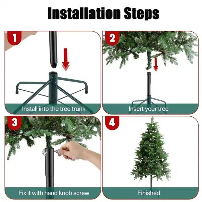 Christmas Tree Height Extender Artificial Tree Riser for 0.5-1.25 Inch Tree Pole