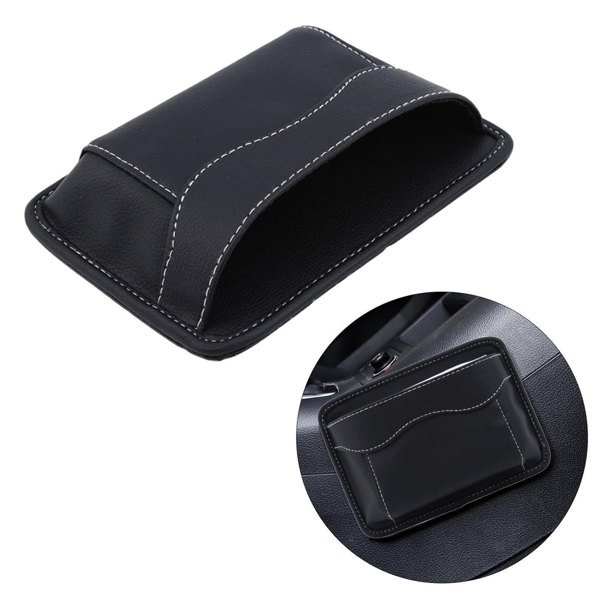 Car Seat Side Pocket Organizer Storage Pouch for Dashboard