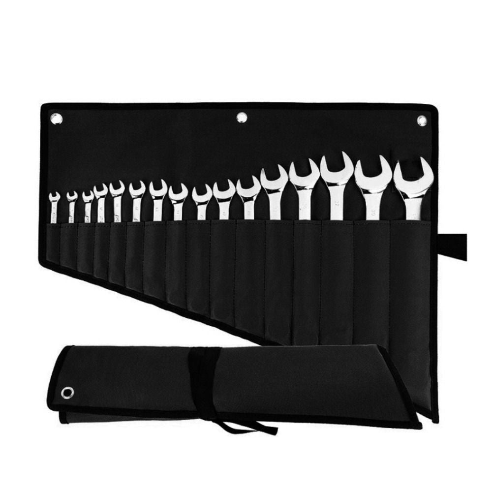 Wrench Organizer Roll Up Heavy-Duty Carrier Holder Wrench Pouch with Straps