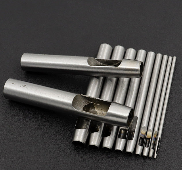 Hollow Punch Tool Round Hole Punch Carbon Steel for Belt Leather