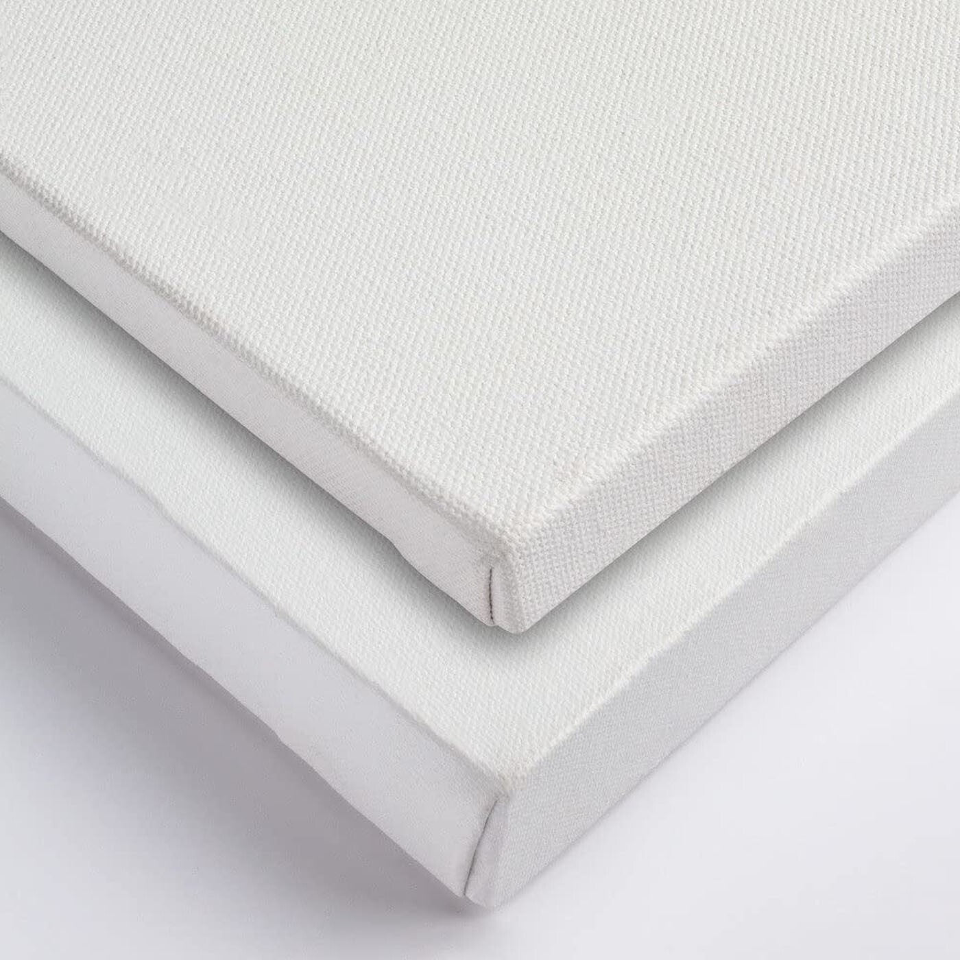 PACK OF 4 Blank Artist Canvas Art Board Plain Painting Stretched Framed 20x20CM