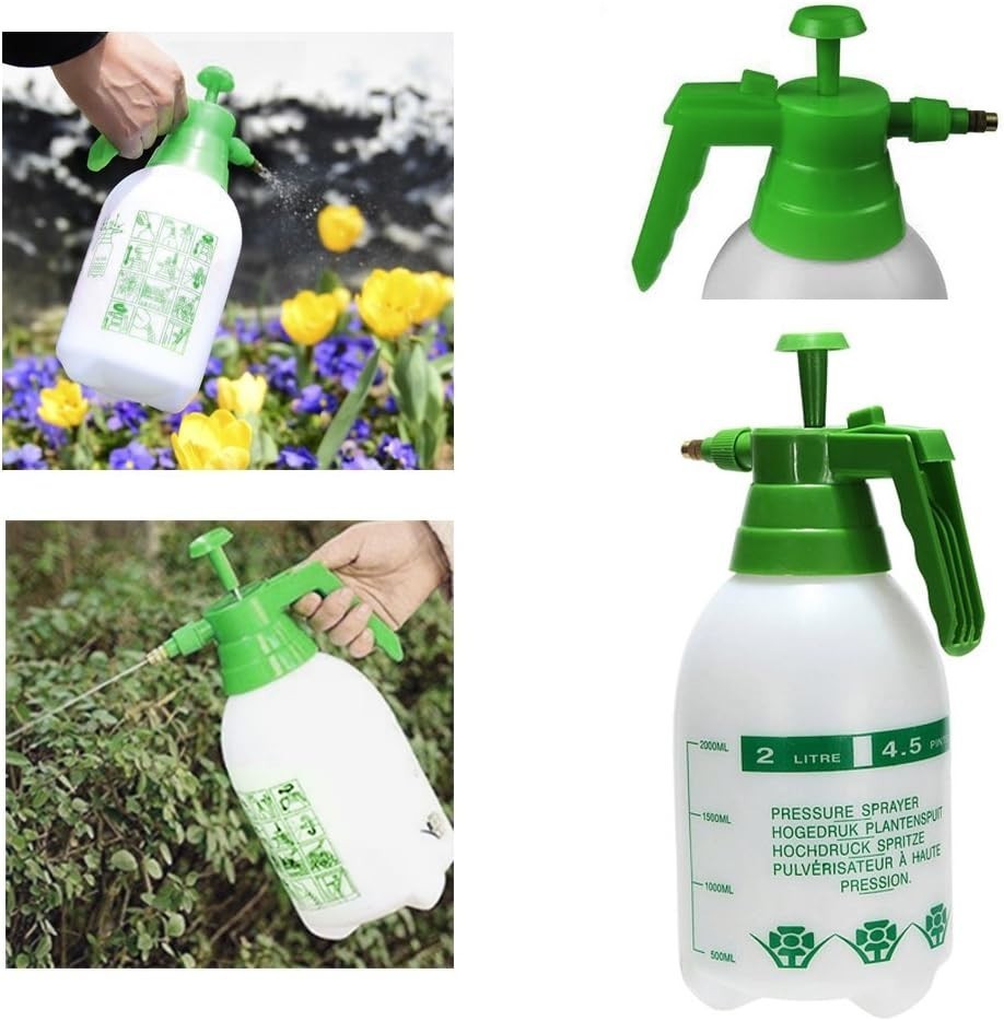 2L Garden Pressure Sprayer Pump Action Handheld Weed Killer Chemical Spray Botle