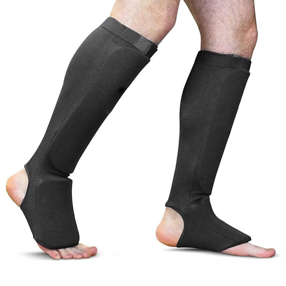 Muay Thai Kickboxing Training Shin Guard Pads for Boxing Taekwondo Protector•