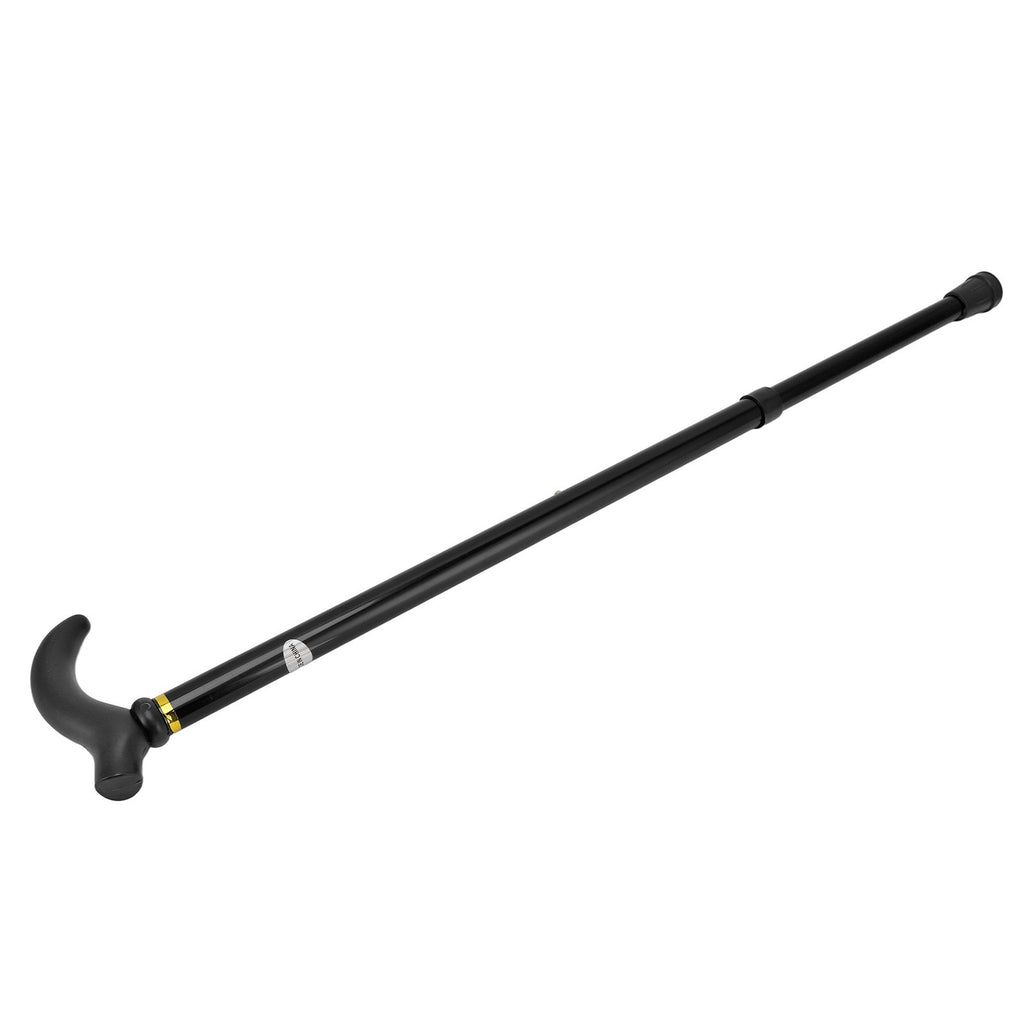 (Black)Adjustable Walking Stick All Terrain Walking Cane For Men Women