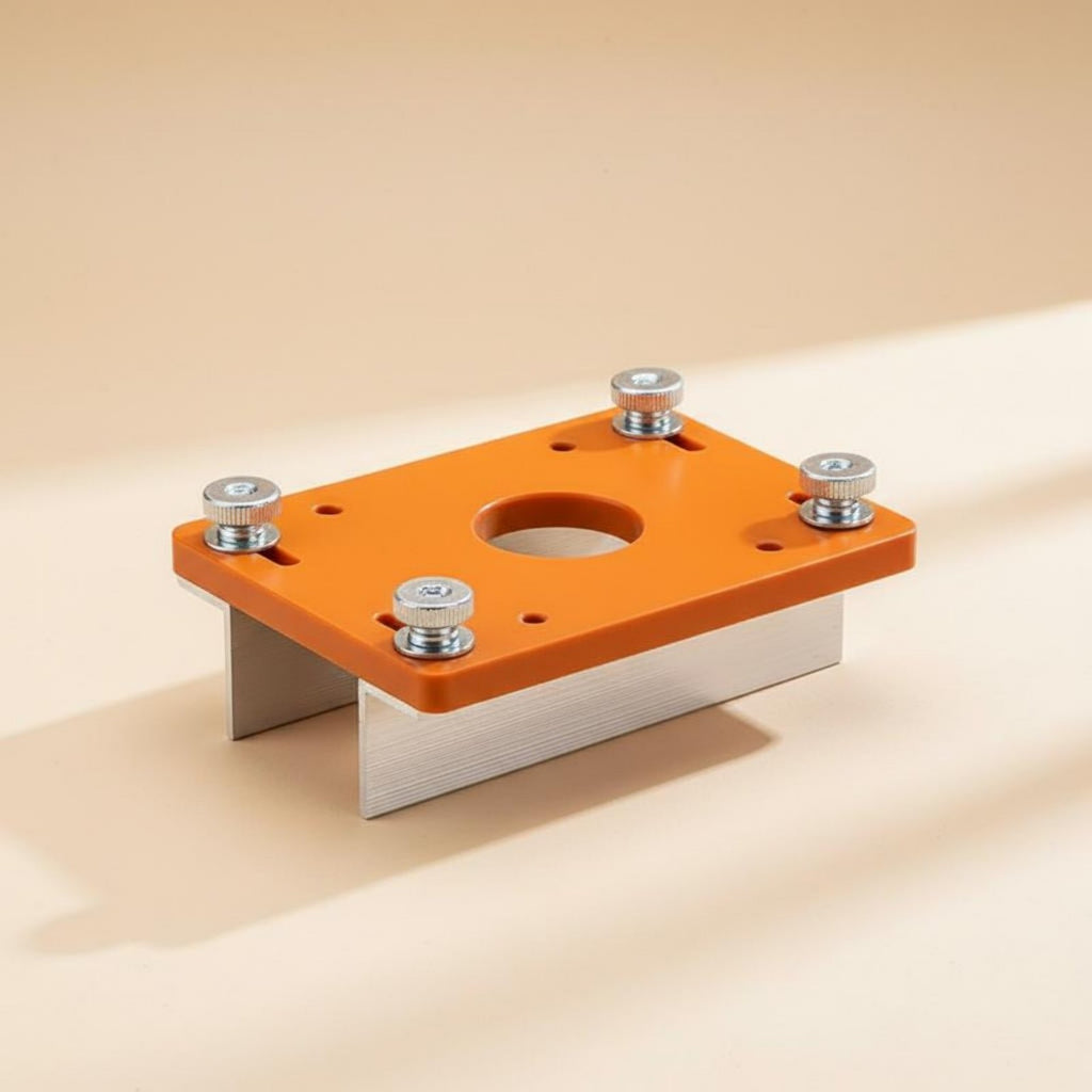 2-in-1 Grooving Guide Sturdy Construction Slotting Jig