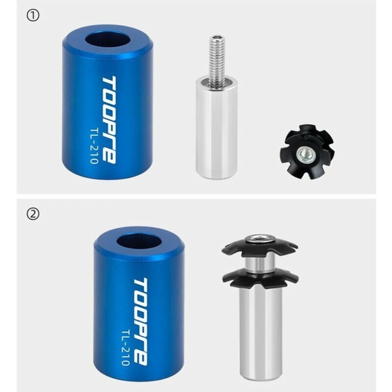 1 Set Bike Headset Star Nut Install Tool Fit For 1 1/8in/28.6mm Fork Steerer New
