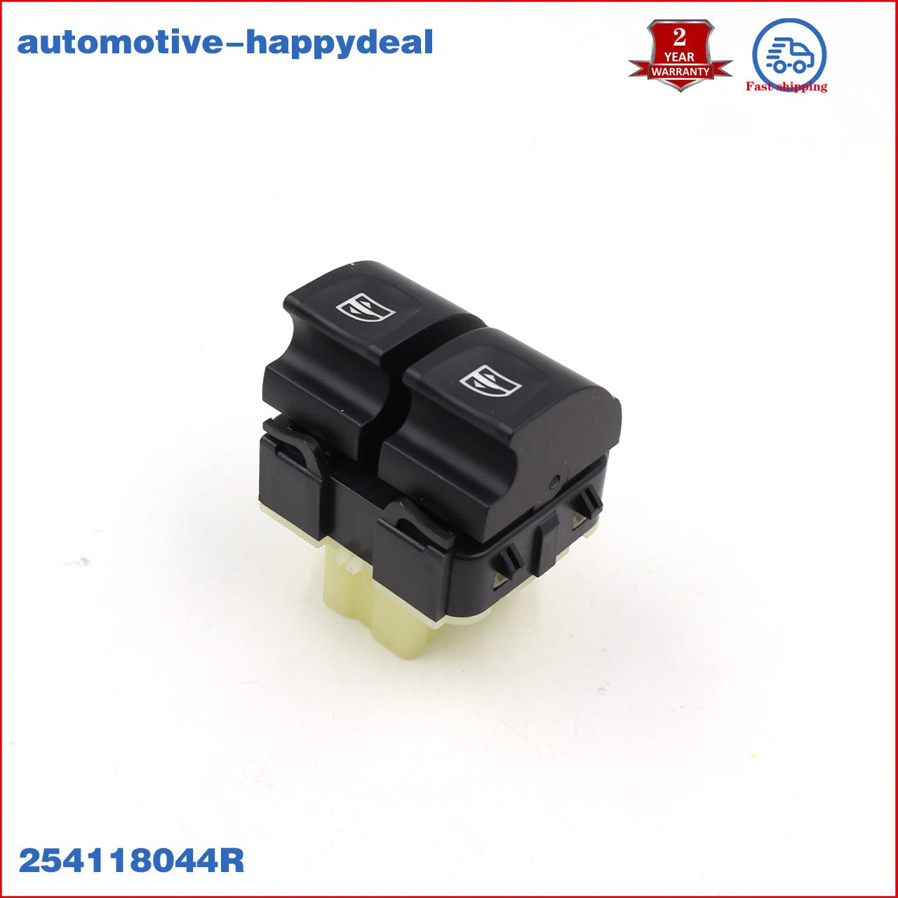 254118044R  ELECTRIC WINDOW DOUBLE SWITCH FRONT RIGHT FOR RENAULT CLIO 4 IV NEW