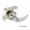 Three-Handle Door Lock Home Entry Lever Set Bathroom Entrance Passage With Key