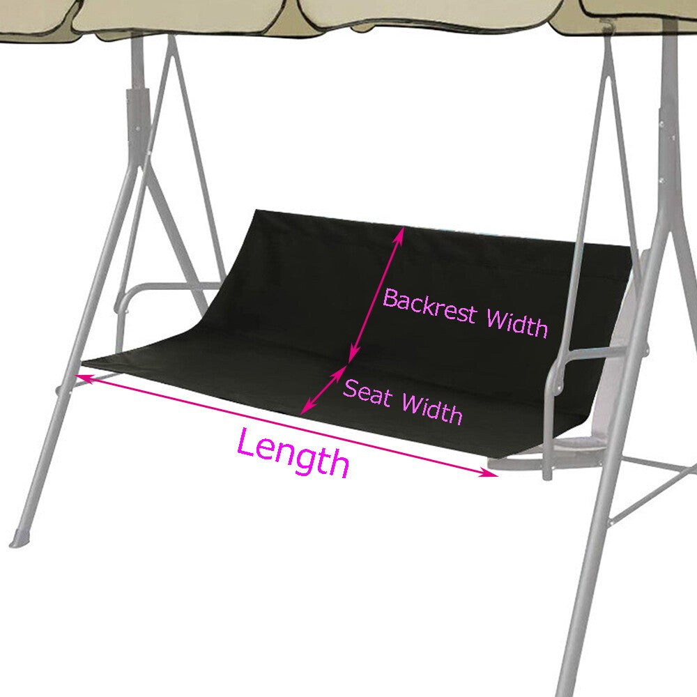Replacement Part For Swing Seat Cover Garden Swinging Bench/Hammock 2 Seaters