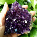 100-150g Large Natural Amethyst Cluster Quartz Crystal Druzy Geode Healing Stone