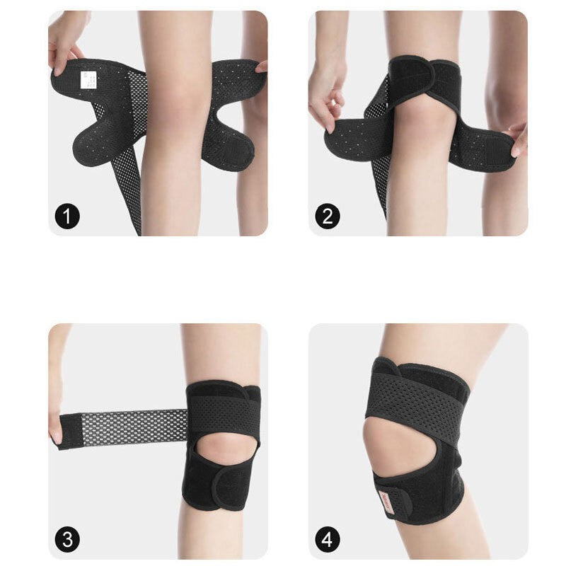 Knee Support Brace Meniscus Arthritis Patella Stabilizers Pain Relief Running